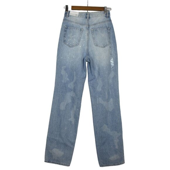 PacSun Pac Sun '90s Boyfriend Ripped Jeans Streetwear Size 25 Distressed - Picture 12 of 13